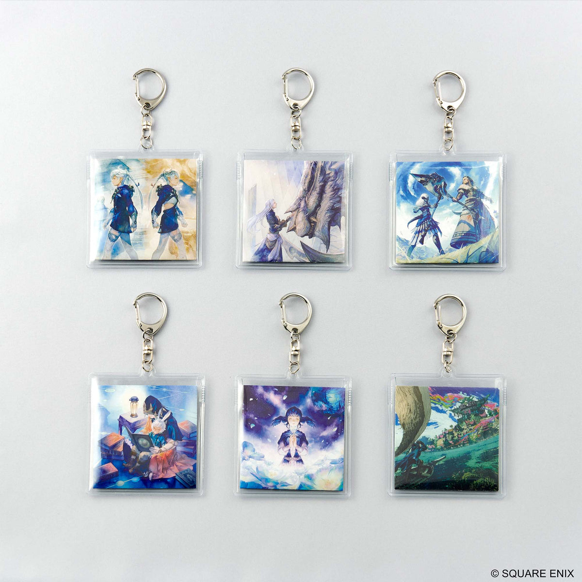 Final Fantasy XIV Music Collection (Vol. 2) Vinyl LP Trading Acrylic Keychain