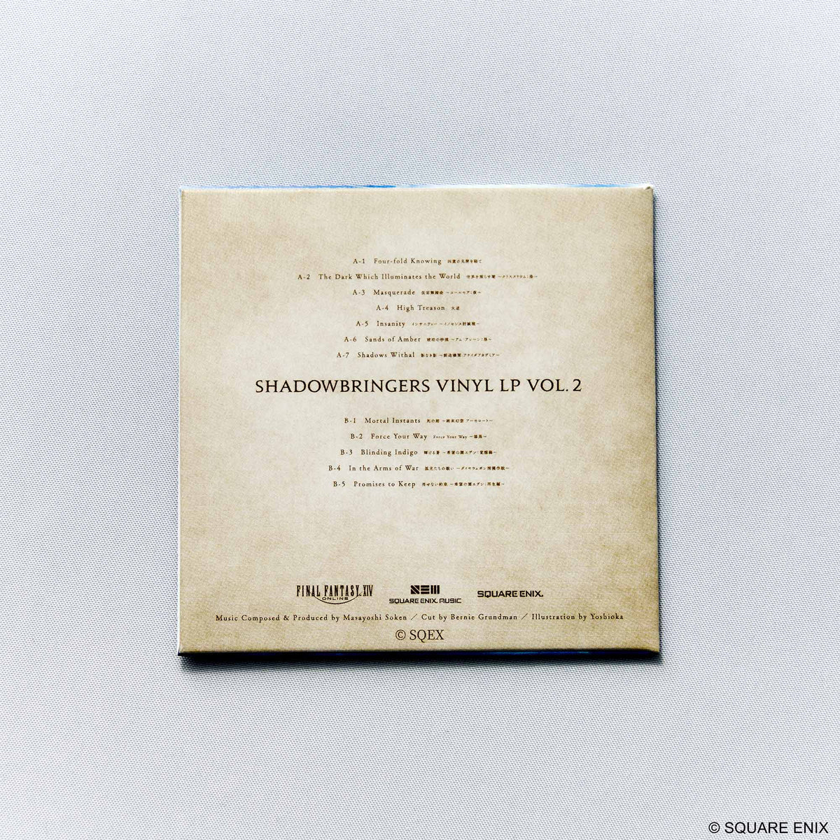Final Fantasy XIV Music Collection (Vol. 2) Vinyl LP Trading Acrylic Keychain