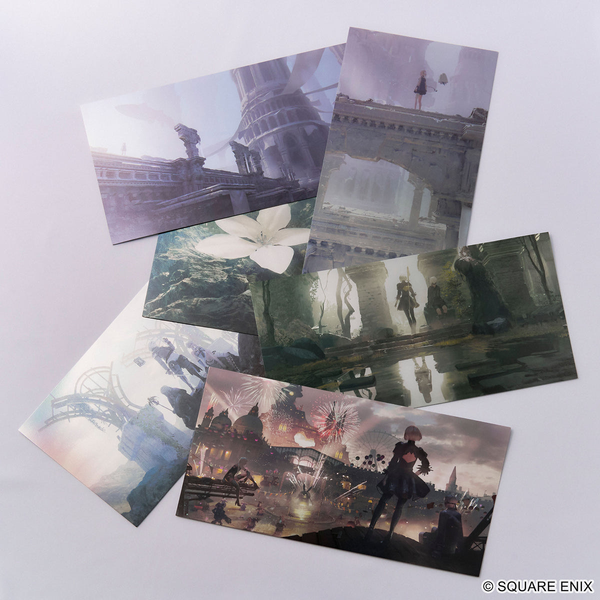NieR Series Large Postcard Set