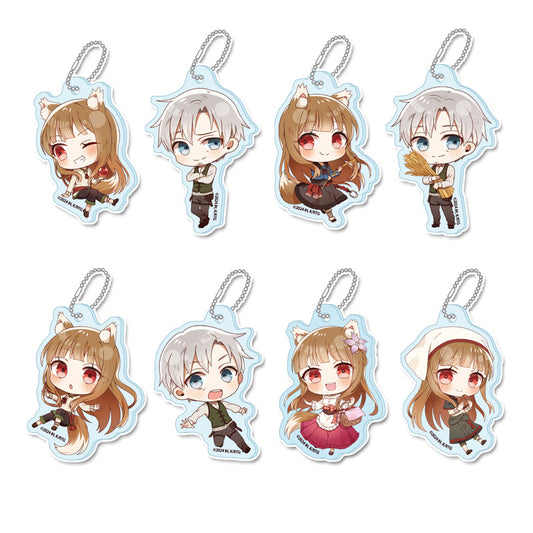 Spice and Wolf Puchichoko Acrylic Keychain