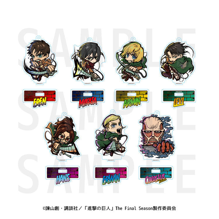 Attack on Titan E-TOON Trading Acrylic Stand