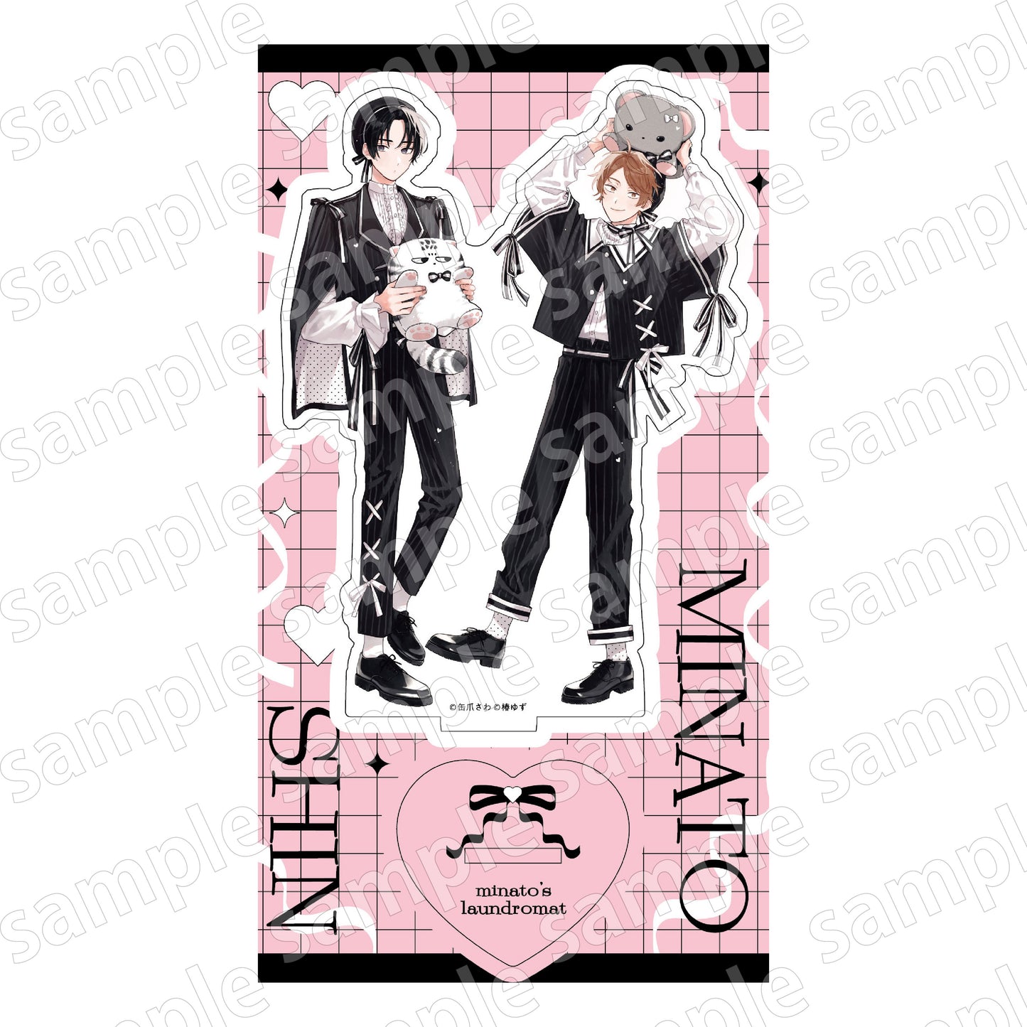 Minato's Laundromat (Black & Pink ver.) Acrylic Stand