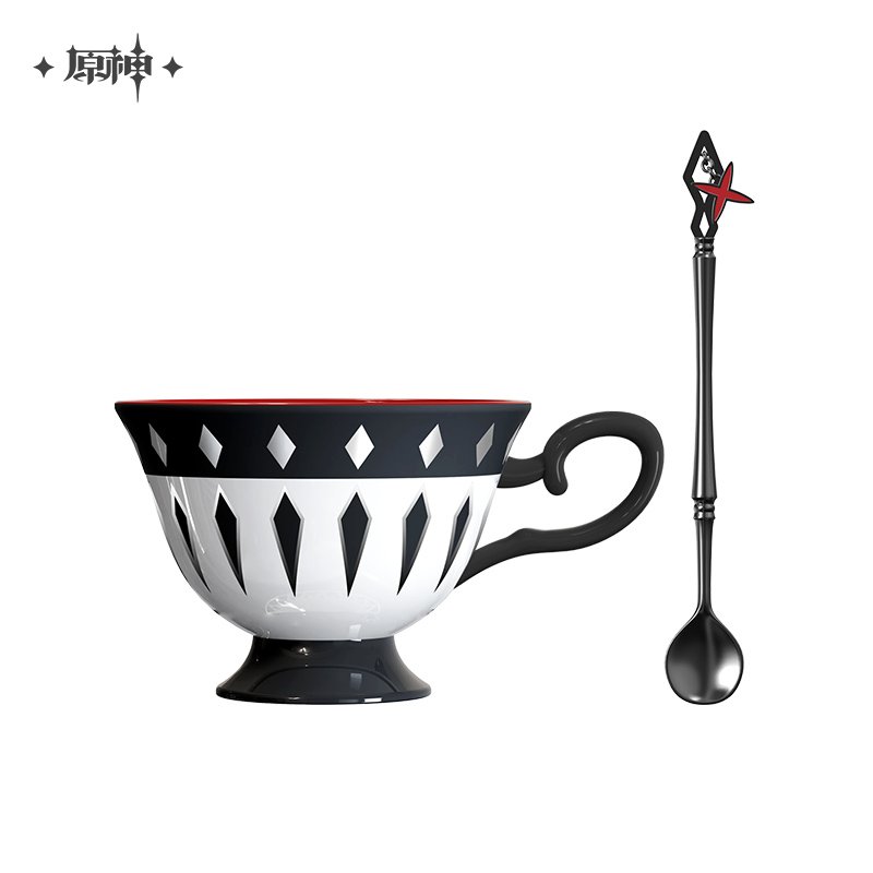 Genshin Impact "Dire Balemoon" Arlecchino Theme Tea Time Set