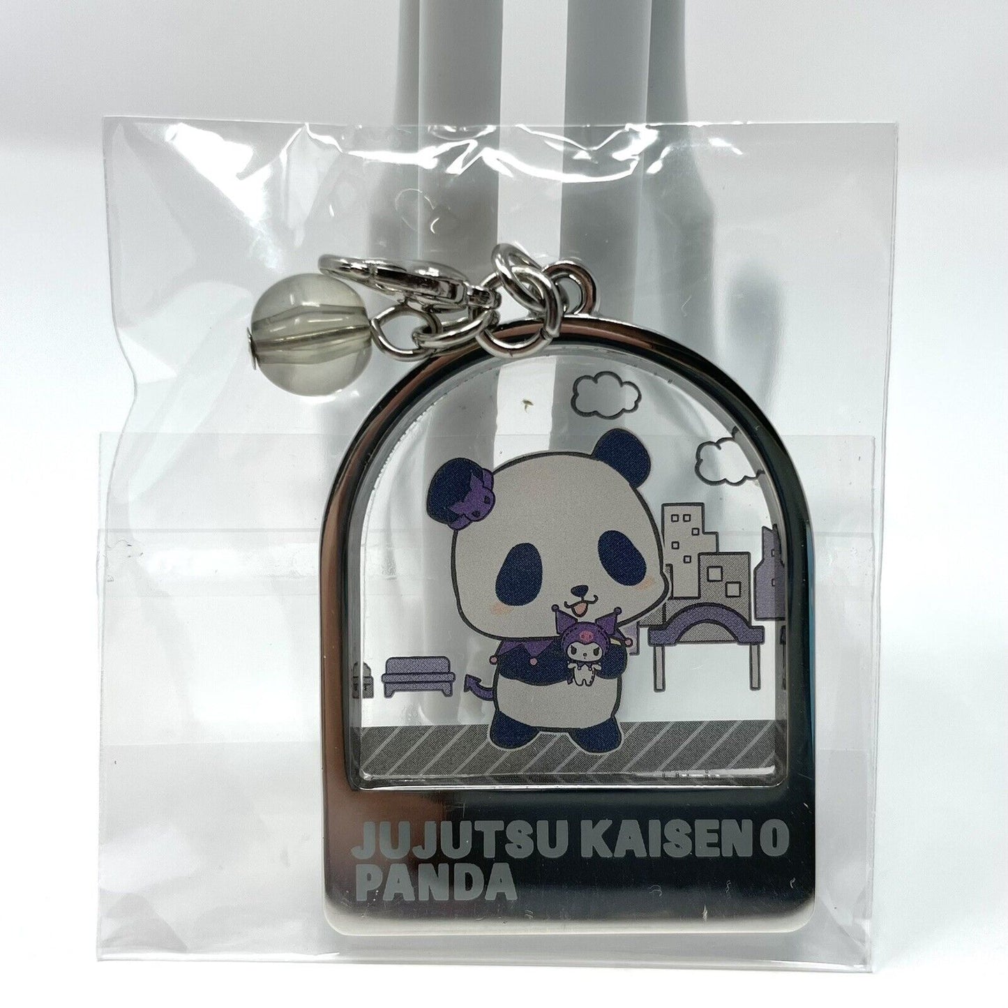 Jujutsu Kaisen 0 x Sanrio Panda Metal Acrylic Charm