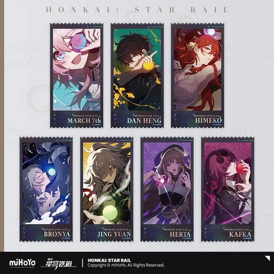 Honkai: Star Rail "Departure Countdown Series" Commerative Hologram Ticket Set
