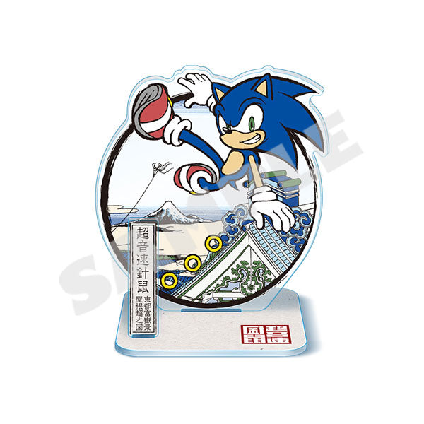 SONIC in Ukiyo-e - Honganji at Asakusa Diorama