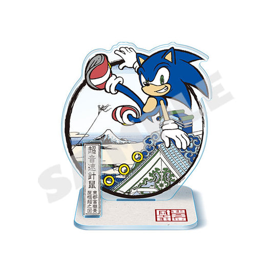 SONIC in Ukiyo-e - Honganji at Asakusa Diorama