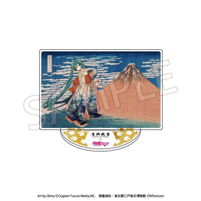 Katsushika Hokusai x Hatsune Miku Trading Mini Acrylic Stand