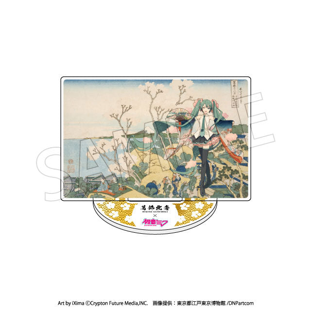 Katsushika Hokusai x Hatsune Miku Trading Mini Acrylic Stand