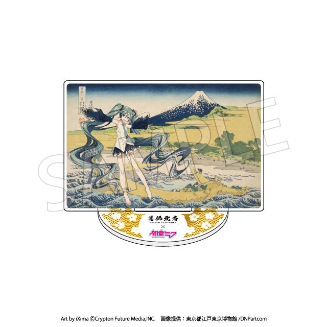 Katsushika Hokusai x Hatsune Miku Trading Mini Acrylic Stand