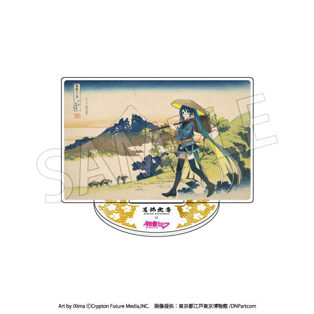 Katsushika Hokusai x Hatsune Miku Trading Mini Acrylic Stand