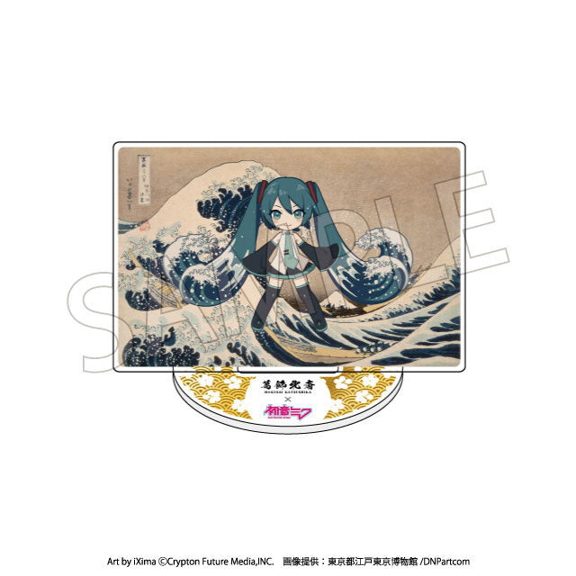 Katsushika Hokusai x Hatsune Miku Trading Mini Acrylic Stand