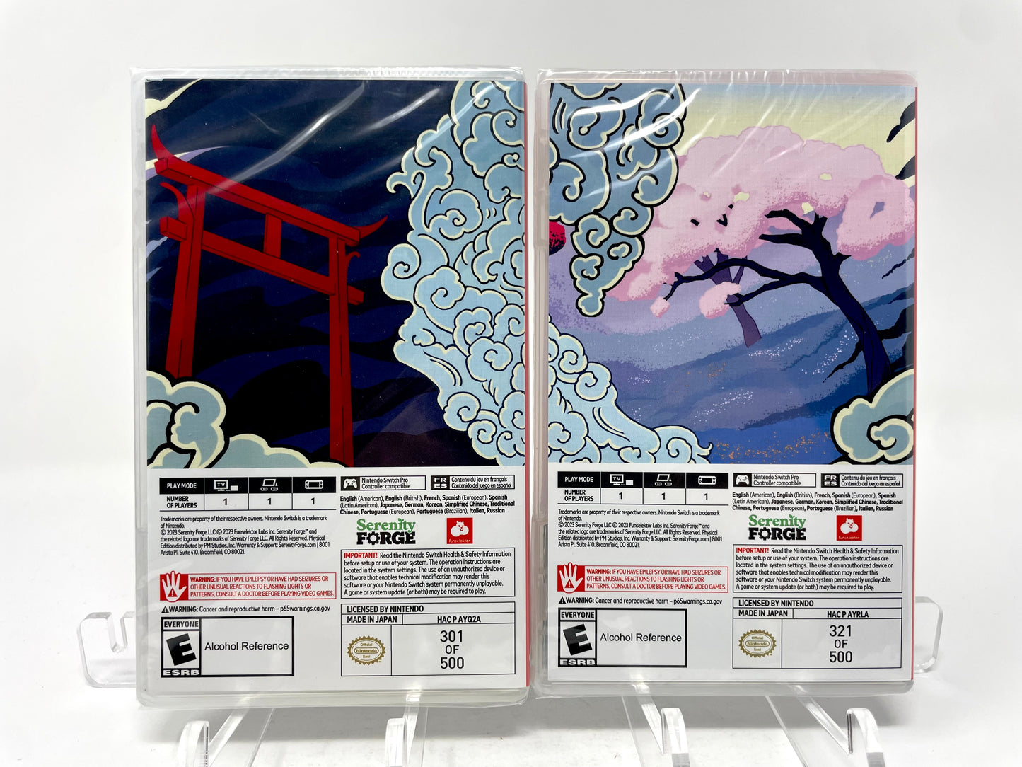 Absolute Drift (301/500) & Art of Rally (321/500) PAX EXCLUSIVE (Nintendo Switch, 2020, 2021)