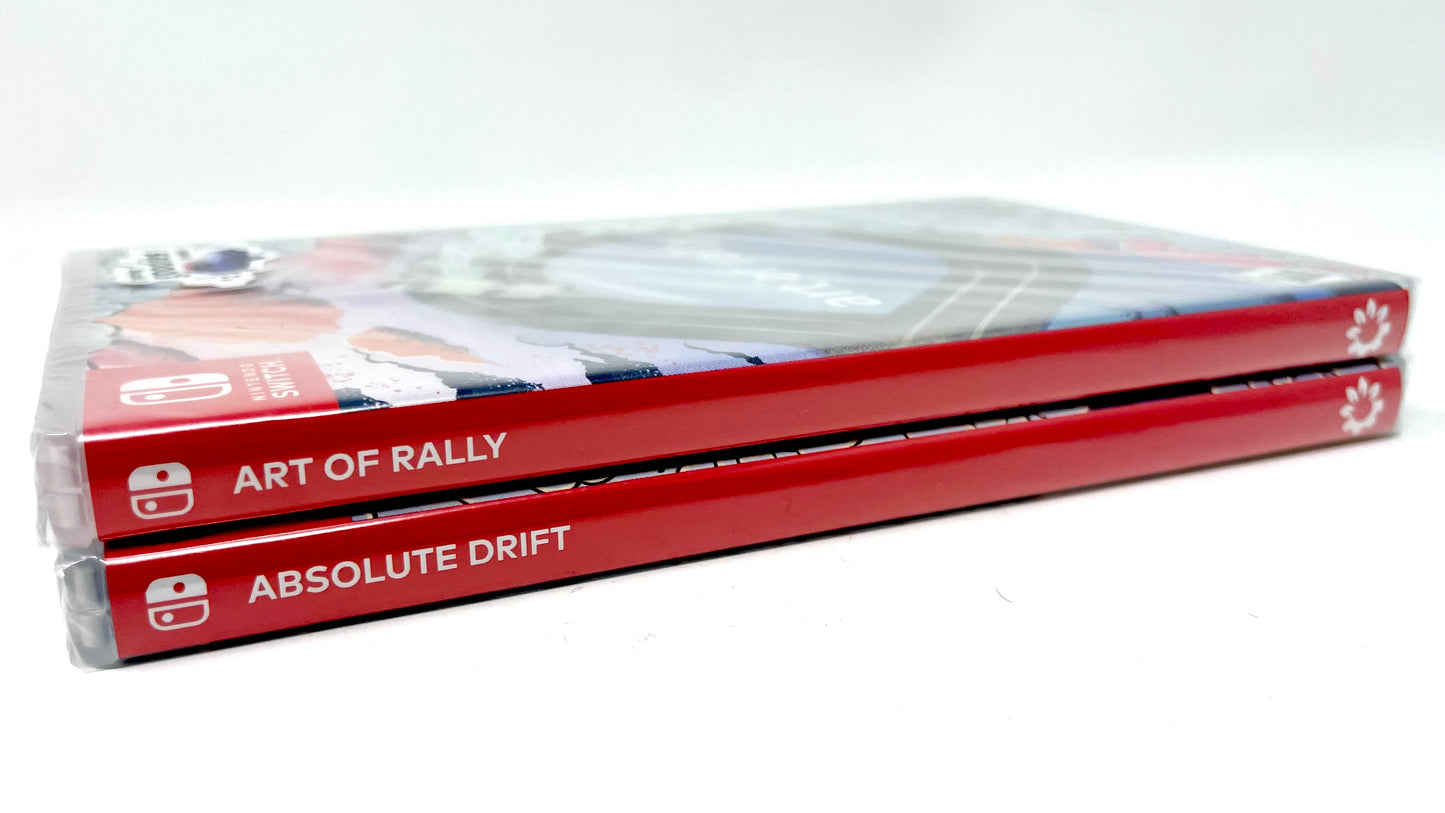 Absolute Drift (301/500) & Art of Rally (321/500) PAX EXCLUSIVE (Nintendo Switch, 2020, 2021)