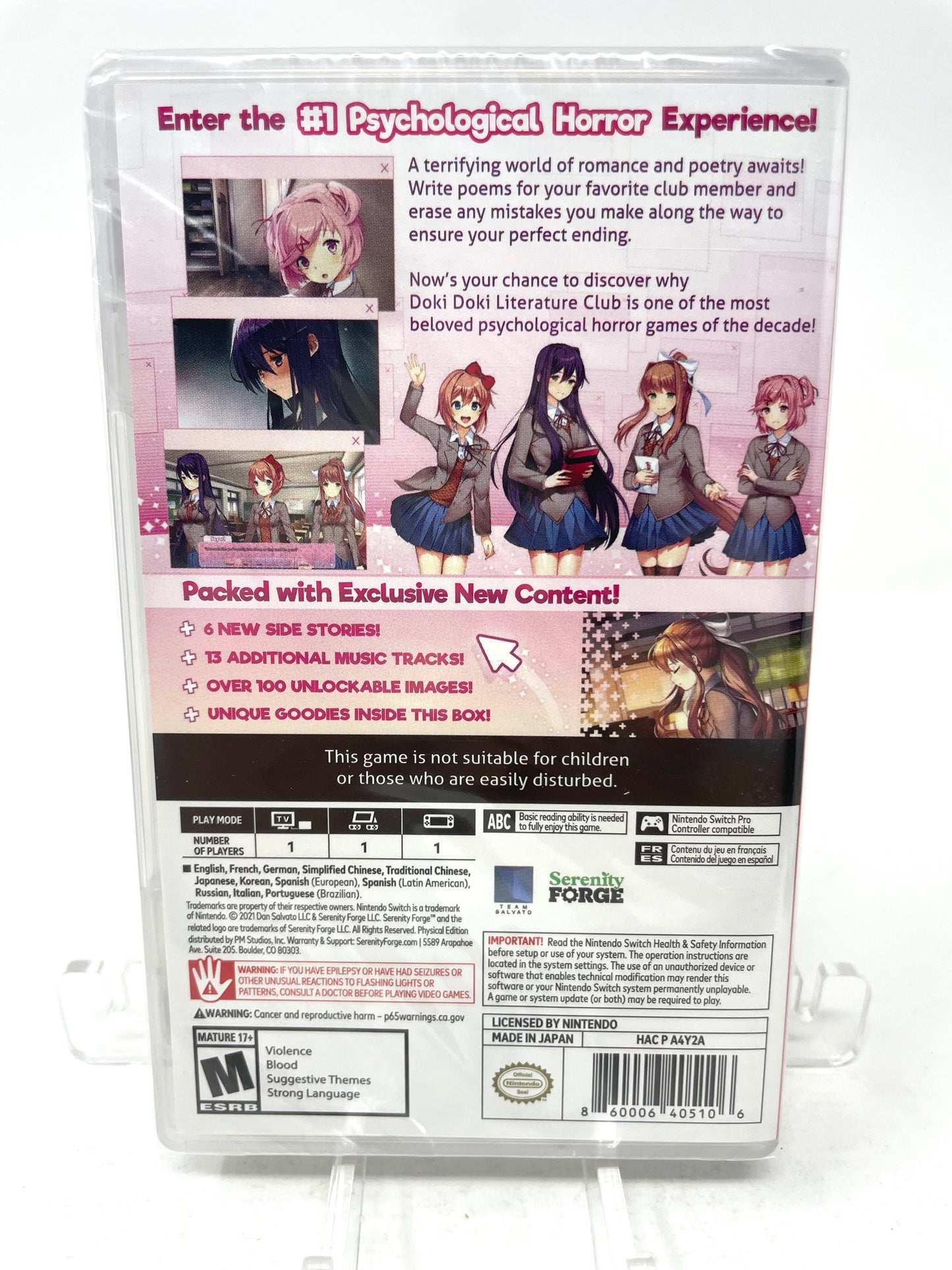 Doki Doki Literature Club Plus! (Nintendo Switch, 2021)