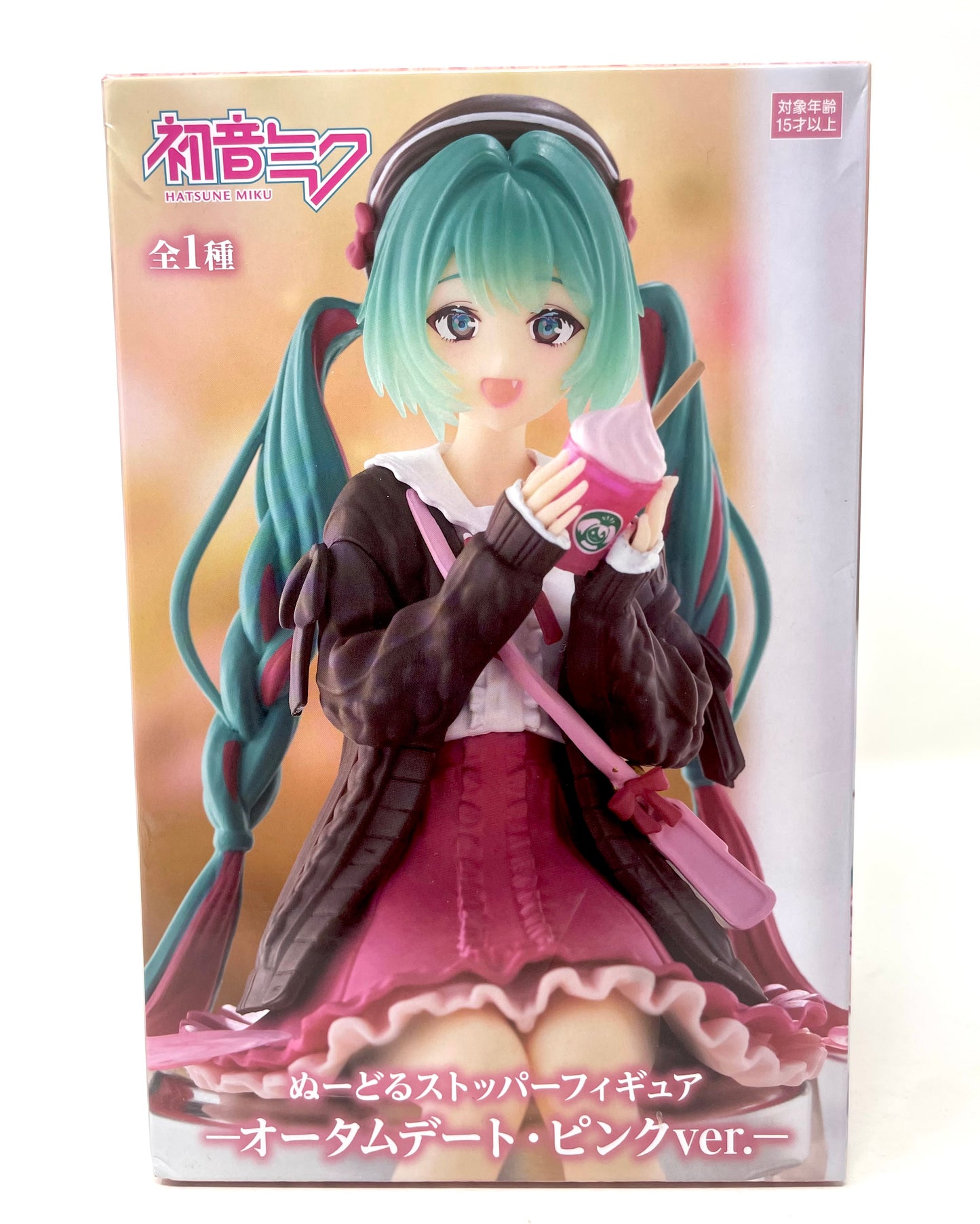 FuRyu - Hatsune Miku Autumn Date (Pink ver.) Noodle Stopper Figure