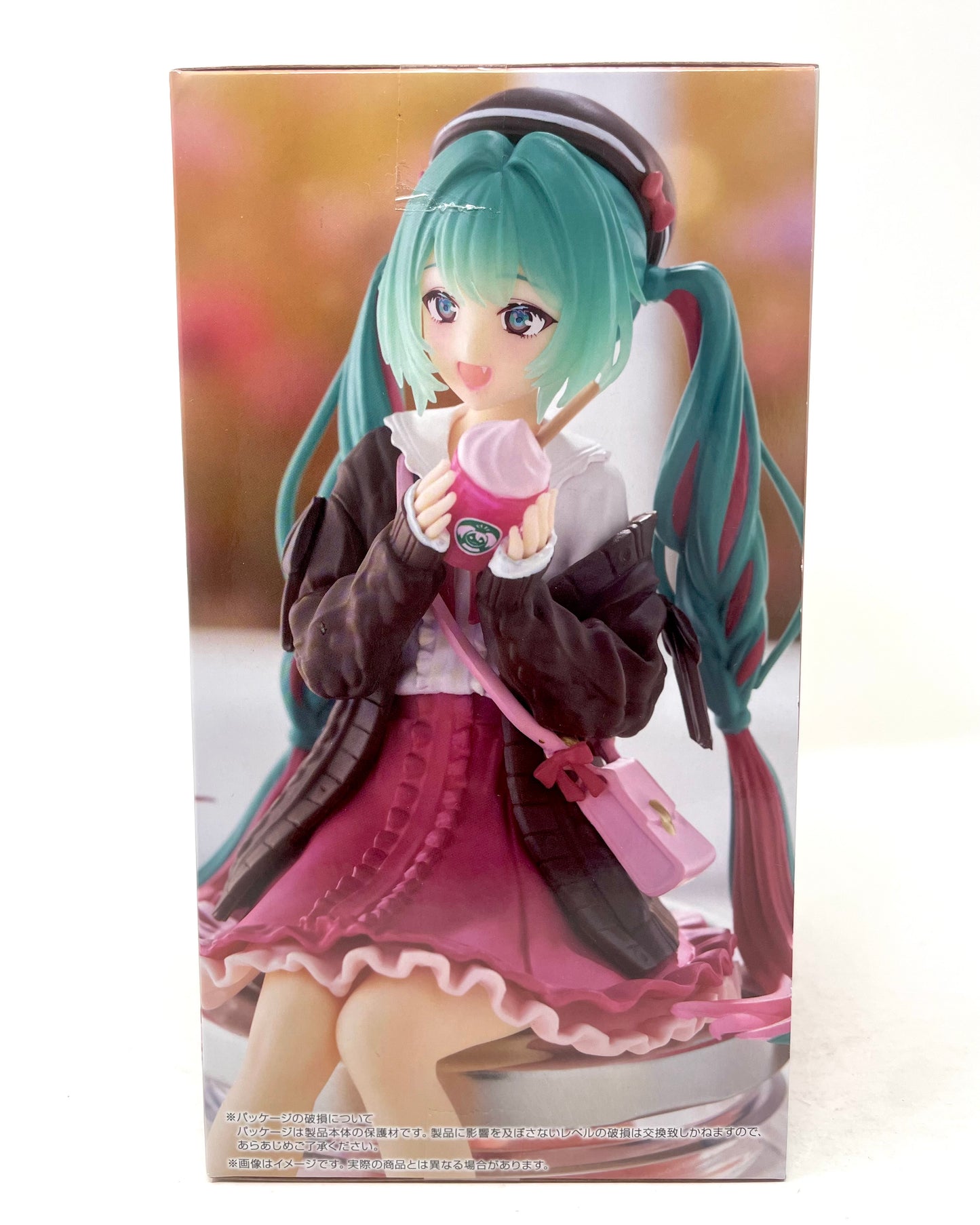 FuRyu - Hatsune Miku Autumn Date (Pink ver.) Noodle Stopper Figure