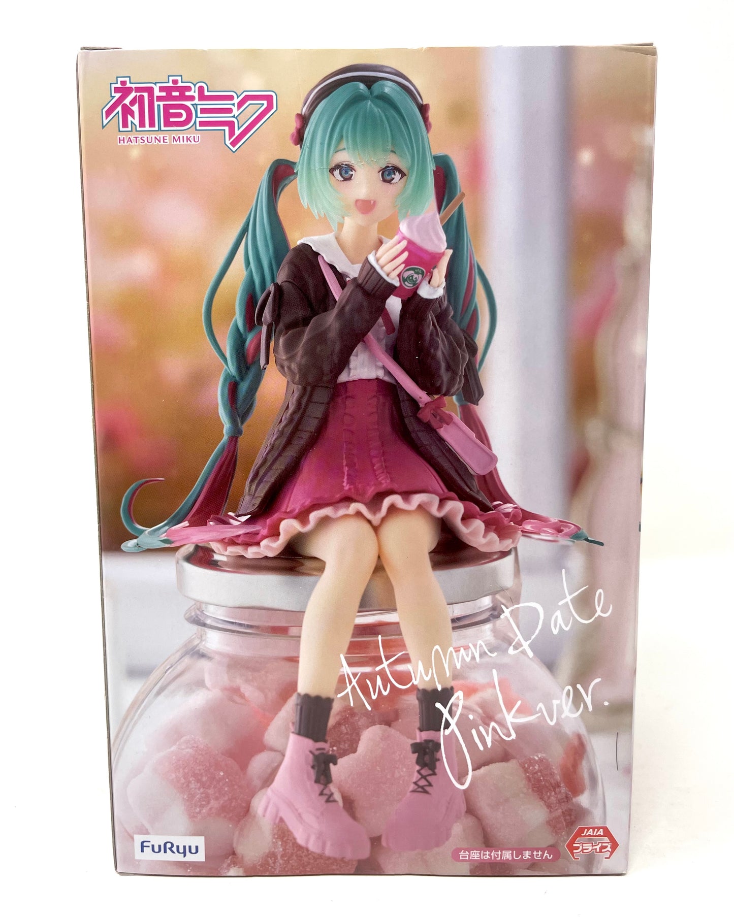 FuRyu - Hatsune Miku Autumn Date (Pink ver.) Noodle Stopper Figure