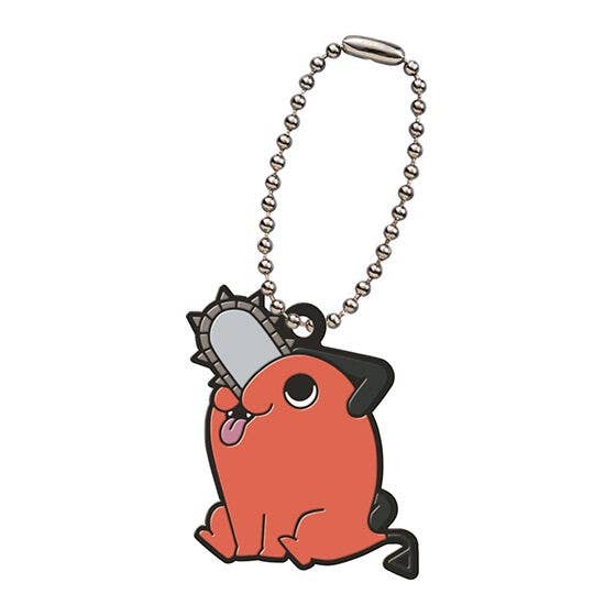 Chainsaw Man Capsule Mascot Trading Rubber Keychain