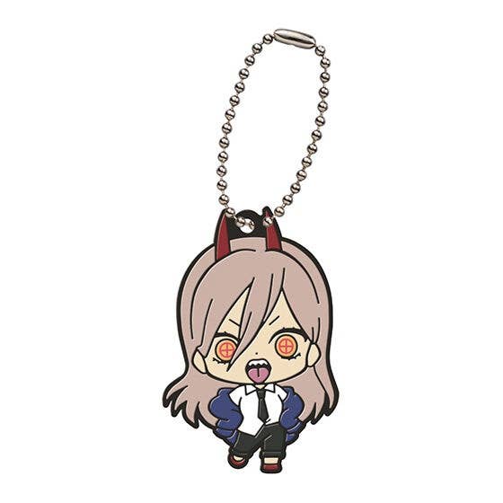Chainsaw Man Capsule Mascot Trading Rubber Keychain