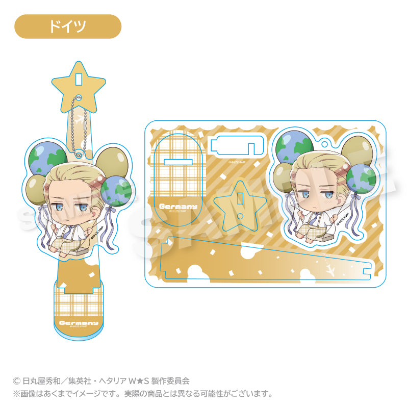 Hetalia World Stars Balunko Stand Keychain [Germany]