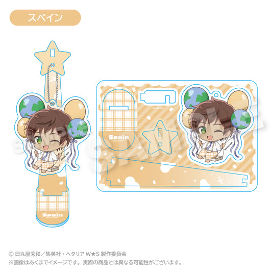Hetalia World Stars Balunko Stand Keychain [Spain]