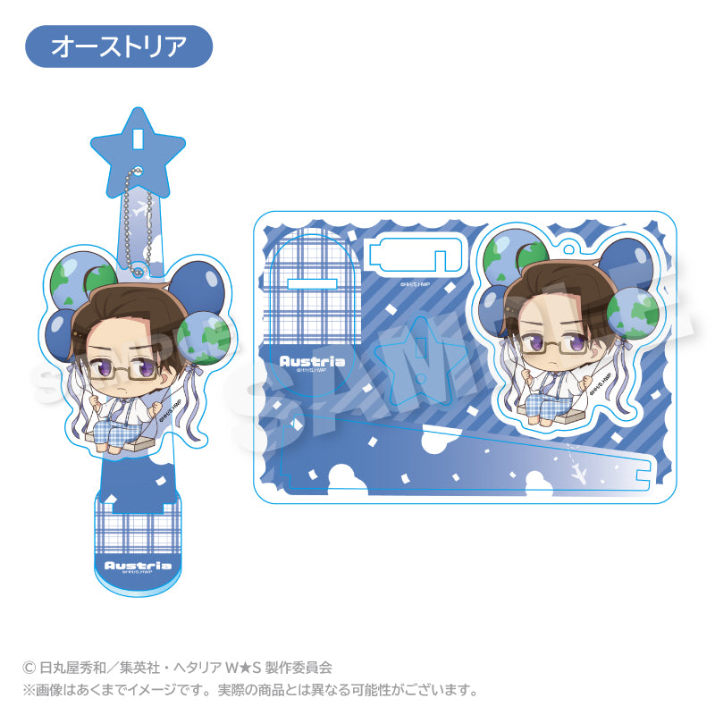 Hetalia World Stars Balunko Stand Keychain [Austria]