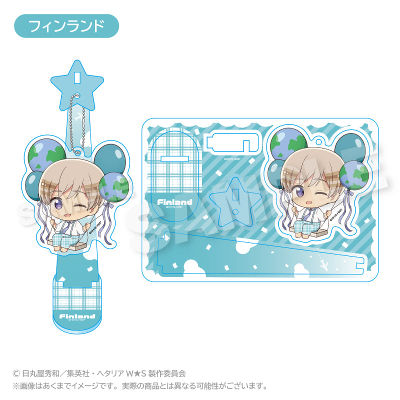 Hetalia World Stars Balunko Stand Keychain [Finland]