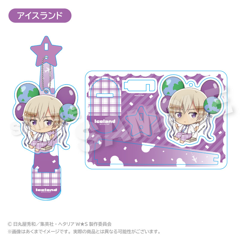 Hetalia World Stars Balunko Stand Keychain [Iceland]