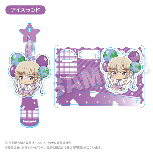 Hetalia World Stars Balunko Stand Keychain [Iceland]