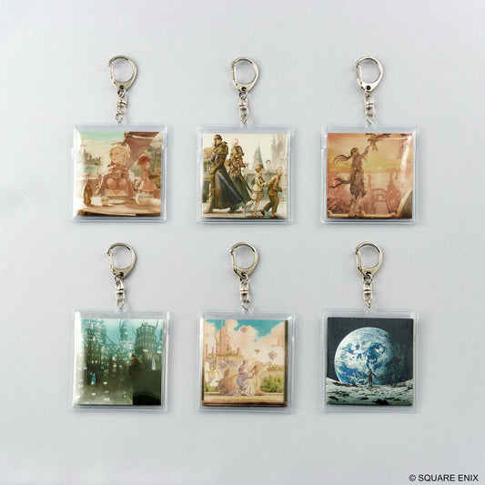 Final Fantasy XIV Music Collection (Vol. 1) Vinyl LP Trading Acrylic Keychain