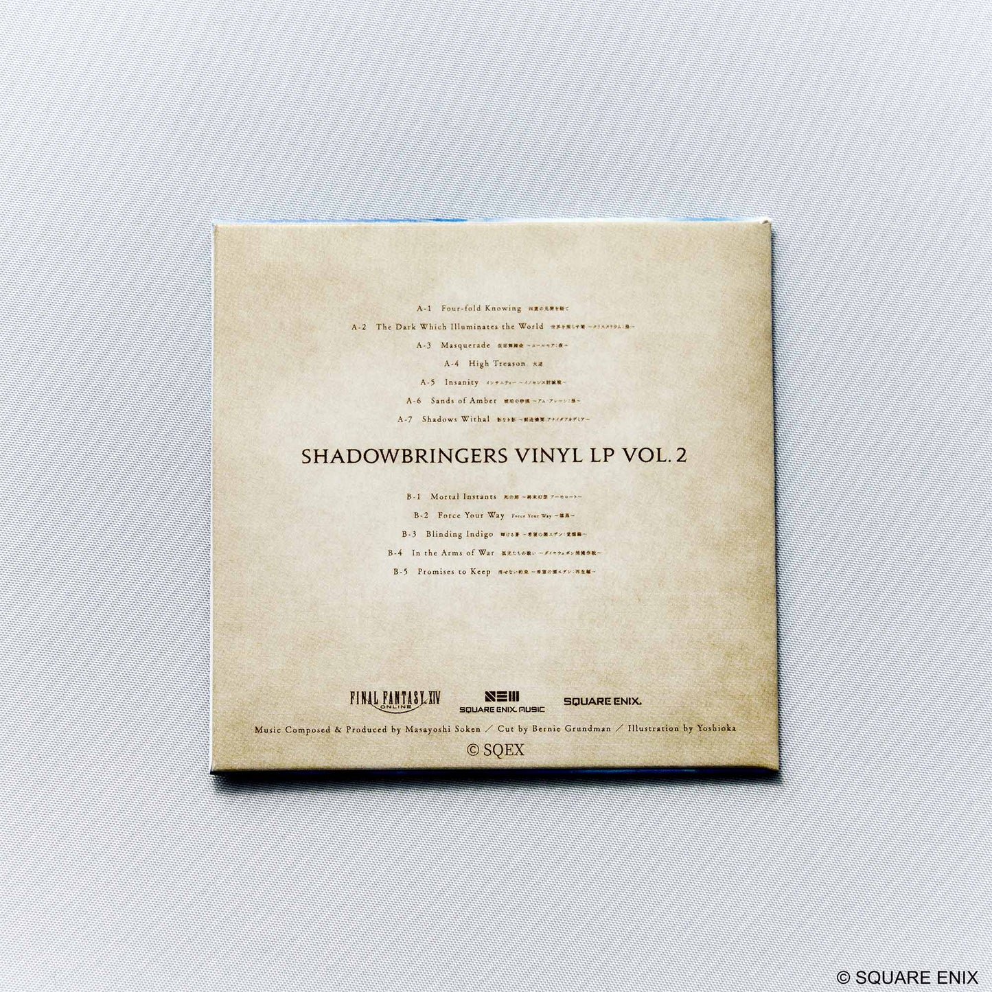 Final Fantasy XIV Music Collection (Vol. 2) Vinyl LP Trading Acrylic Keychain