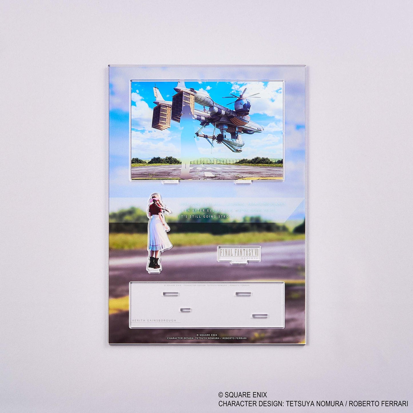 Final Fantasy VII Rebirth Acrylic Diorama Key Art [Aerith Gainsborough]