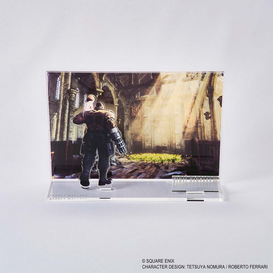 Final Fantasy VII Rebirth Acrylic Diorama Key Art [Barret Wallace]