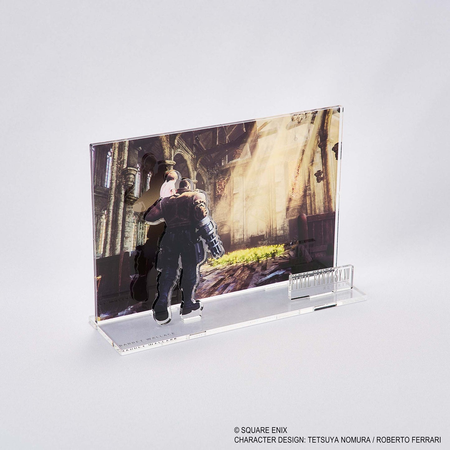 Final Fantasy VII Rebirth Acrylic Diorama Key Art [Barret Wallace]