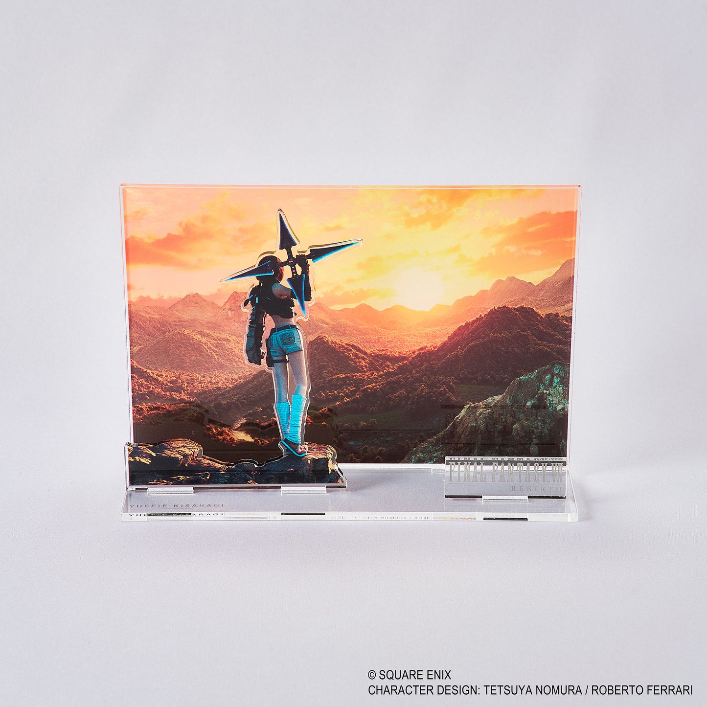 Final Fantasy VII Rebirth Acrylic Diorama Key Art [Yuffie Kisaragi]