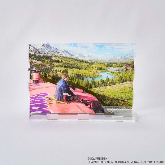 Final Fantasy VII Rebirth Acrylic Diorama Key Art [Cid Highwind]