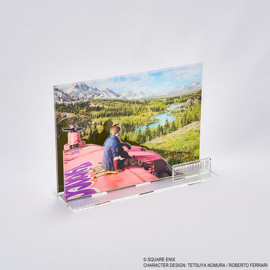 Final Fantasy VII Rebirth Acrylic Diorama Key Art [Cid Highwind]