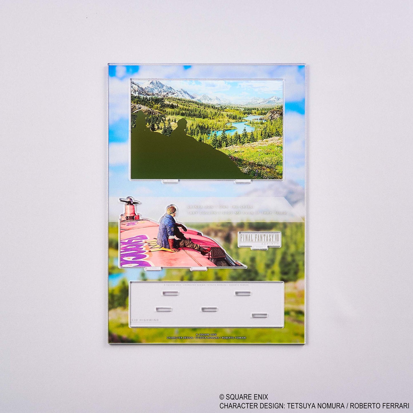 Final Fantasy VII Rebirth Acrylic Diorama Key Art [Cid Highwind]