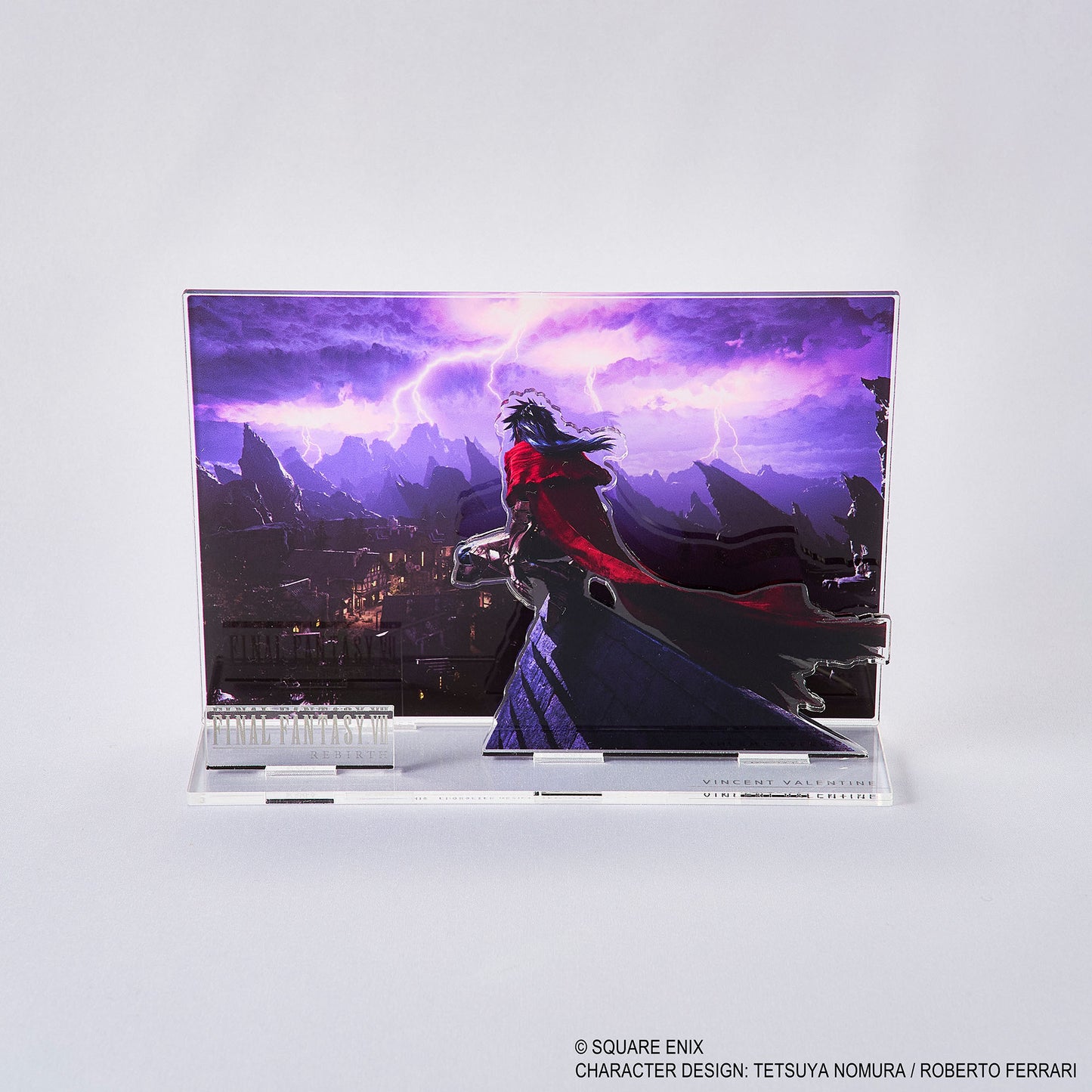 Final Fantasy VII Rebirth Acrylic Diorama Key Art [Vincent Valentine]