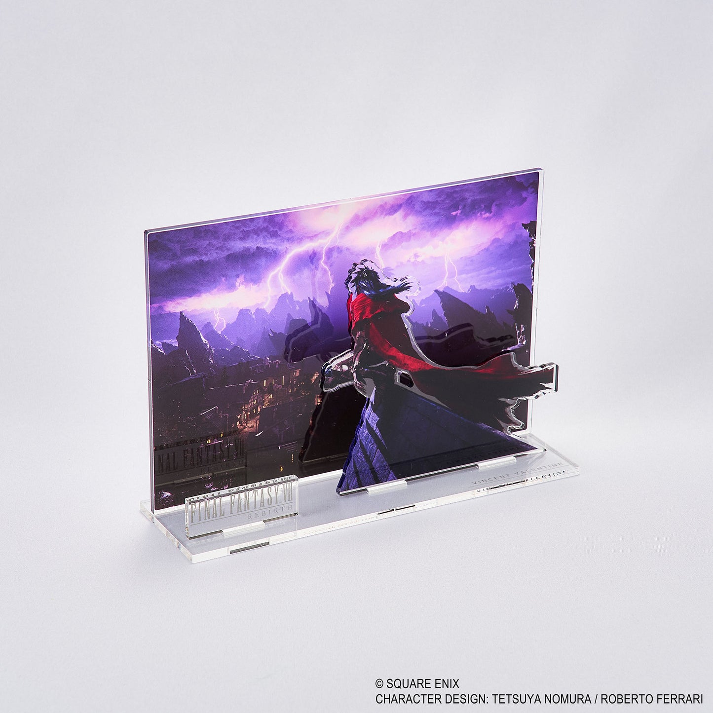 Final Fantasy VII Rebirth Acrylic Diorama Key Art [Vincent Valentine]