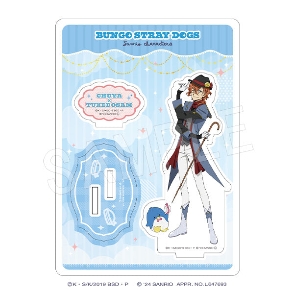 Bungo Stray Dogs x Sanrio Characters Acrylic Stand [Chuuya Nakahara x Tuxedosam]