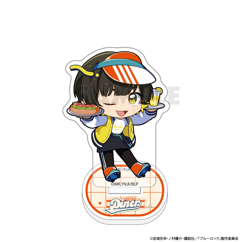 Blue Lock Retro Diner Acrylic Stand [Meguru Bachira]