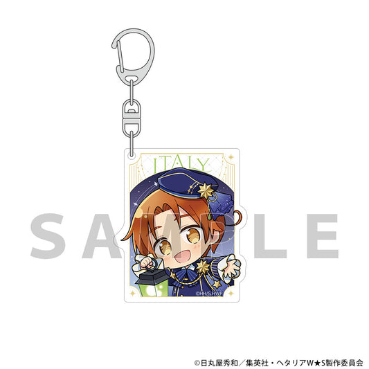 Hetalia World Stars Starry Sky Outfit Acrylic Keychain [Italy]