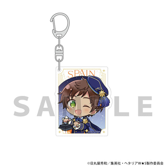Hetalia World Stars Starry Sky Outfit Acrylic Keychain [Spain]