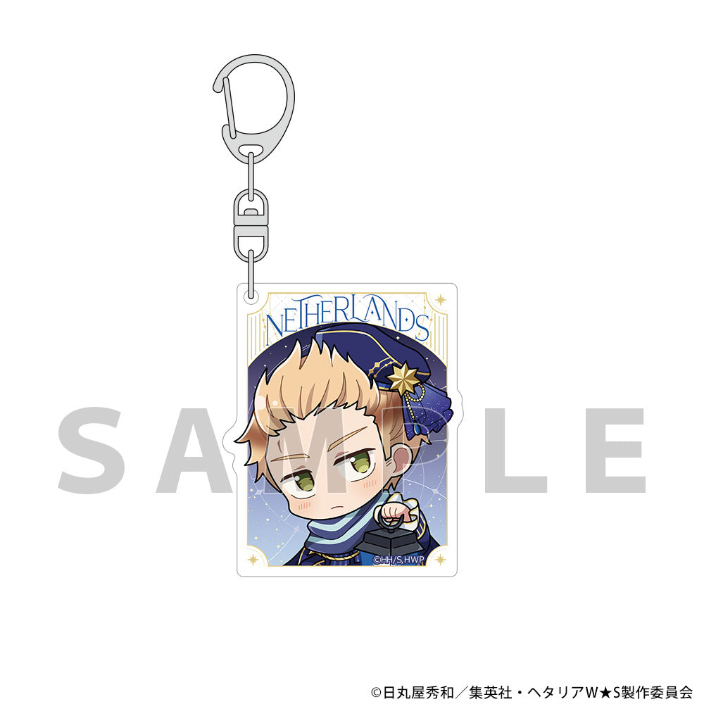 Hetalia World Stars Starry Sky Outfit Acrylic Keychain [Netherlands]