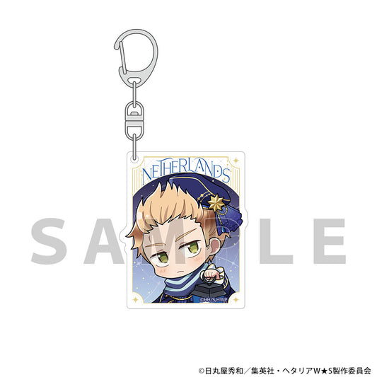 Hetalia World Stars Starry Sky Outfit Acrylic Keychain [Netherlands]