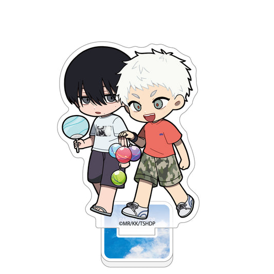 The Summer Hikaru Died Mini Chara Acrylic Stand [Yoshiki & Hikaru - Summer A]