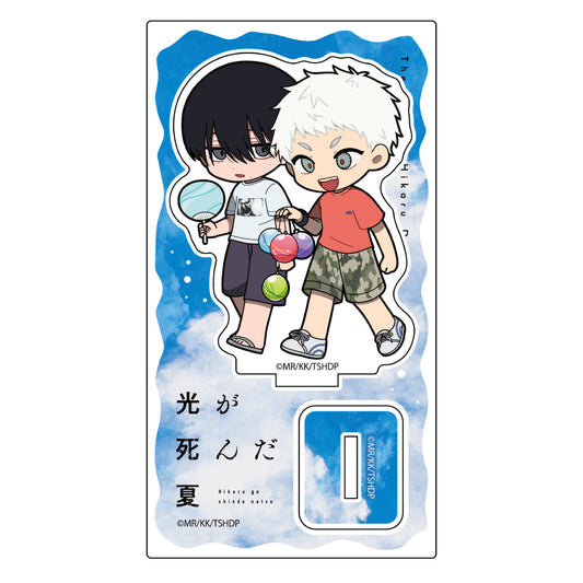 The Summer Hikaru Died Mini Chara Acrylic Stand [Yoshiki & Hikaru - Summer A]