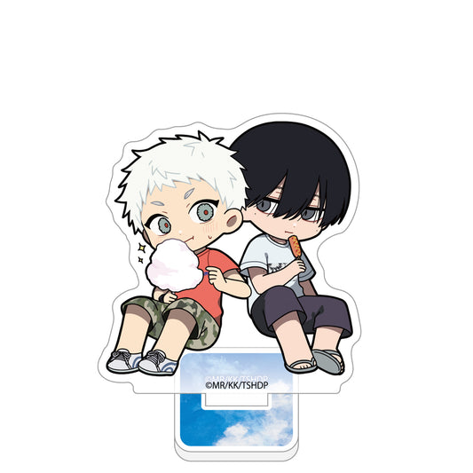 The Summer Hikaru Died Mini Chara Acrylic Stand [Yoshiki & Hikaru - Summer B]